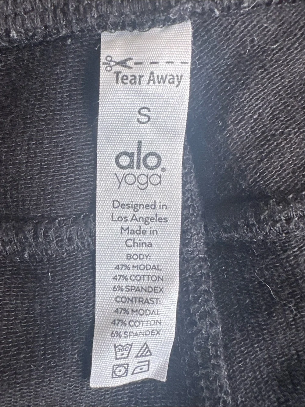 ALO Yoga Women’s Urban Moto Jogger Sweatpants Black Size Small EUC